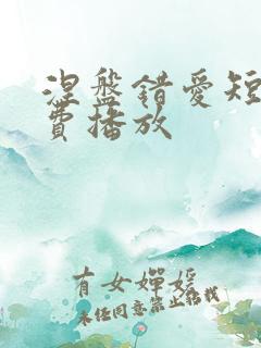 涅盘错爱短剧免费播放