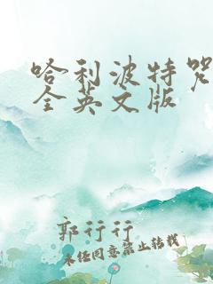 哈利波特咒语大全英文版