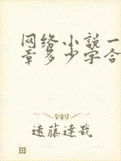 网络小说一般一章多少字合适