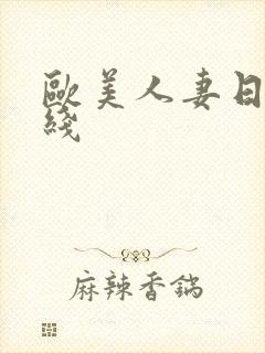 欧美人妻日韩在线