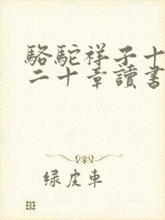 骆驼祥子十六到二十章读书笔记