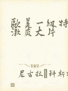 欧美一级特黄刺激爽大片