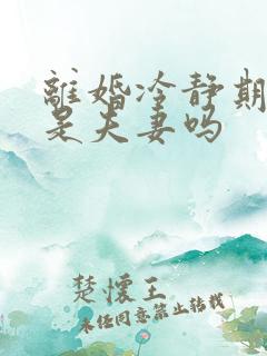 离婚冷静期还算是夫妻吗