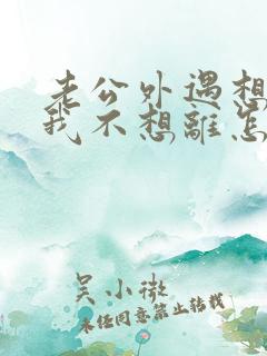老公外遇想离婚我不想离怎么办