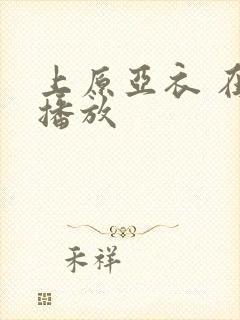 上原亚衣 在线播放