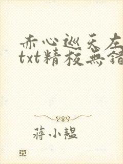 赤心巡天左光烈txt精校无错版