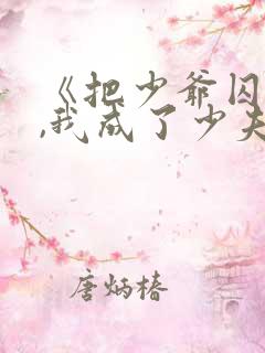《把少爷囚禁后,我成了少夫人》
