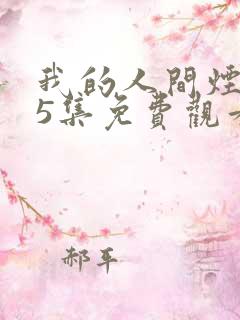 我的人间烟火15集免费观看
