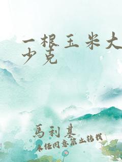 一根玉米大概多少克