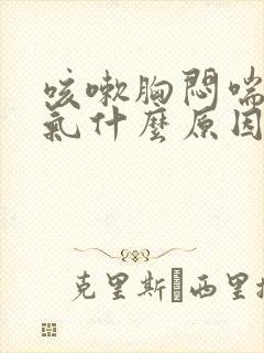 咳嗽胸闷喘不上气什么原因