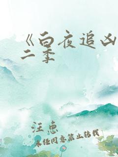 《白夜追凶》第二季