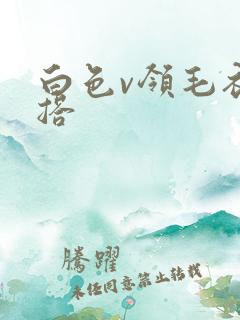 白色v领毛衣内搭
