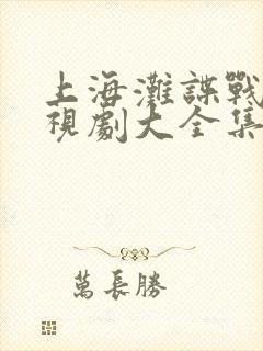 上海滩谍战片电视剧大全集
