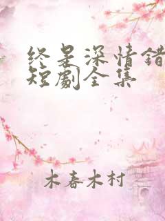 终是深情错付君短剧全集