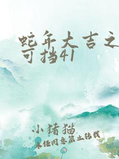蛇年大吉之婚不可挡41