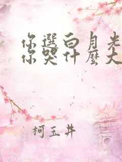 你选白月光我走你哭什么大结局