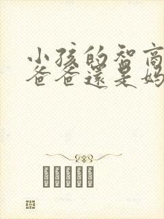 小孩的智商遗传爸爸还是妈妈