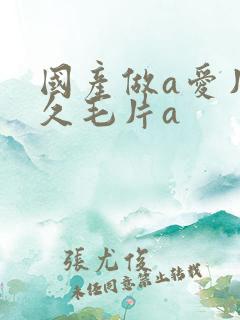 国产做a爱片久久毛片a