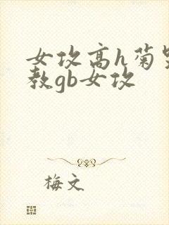 女攻高h菊哭调教gb女攻