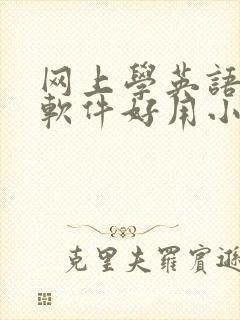 网上学英语什么软件好用小学