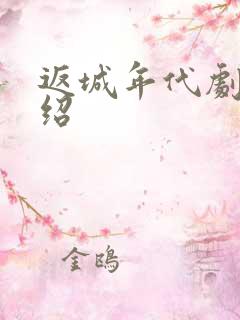 返城年代剧情介绍