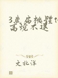 3岁扁桃体化脓高烧不退