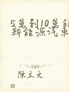 5万到10万的新能源汽车哪个好