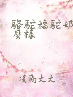 骆驼福驼奶粉怎么样