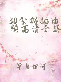 30分钟插曲视频高清全集
