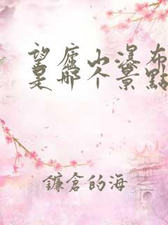 望庐山瀑布说的是哪个景点