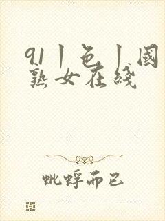 91丨色丨国产熟女在线