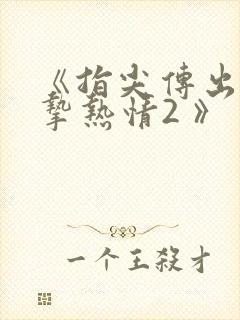 《指尖传出的真挚热情2 》