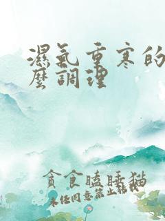 湿气重寒的人怎么调理