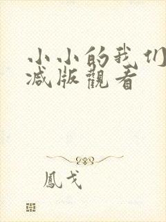 小小的我们未删减版观看