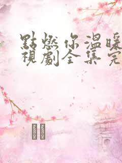 点燃你温暖我电视剧全集完整版免费