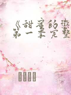 《甜蜜的惩罚》第一季完整观看