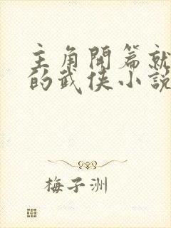 主角开篇就无敌的武侠小说