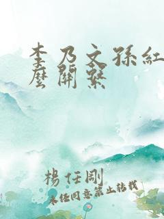 李乃文孙红雷什么关系