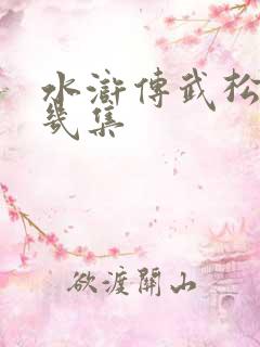 水浒传武松在第几集