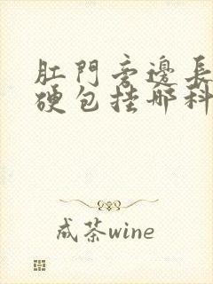 肛门旁边长了个硬包挂哪科