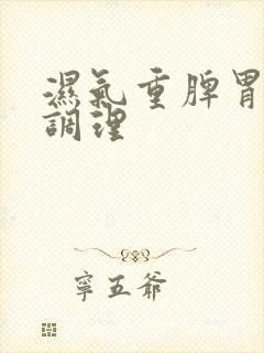 湿气重脾胃怎么调理