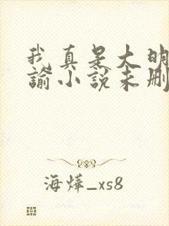 我真是大明星尝谕小说未删减版