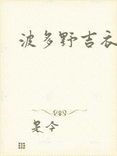 波多野吉衣黑丝