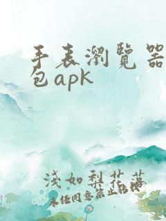 手表浏览器安装包apk