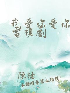 我爱你爱你爱我电视剧