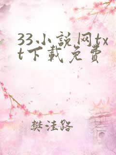 33小说网txt下载免费