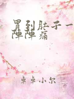 胃到肚子一阵一阵阵痛
