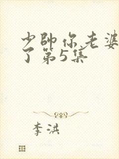 少帅你老婆又跑了第5集