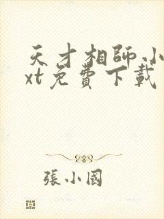 天才相师小说txt免费下载