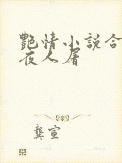 艳情小说合集午夜人屠